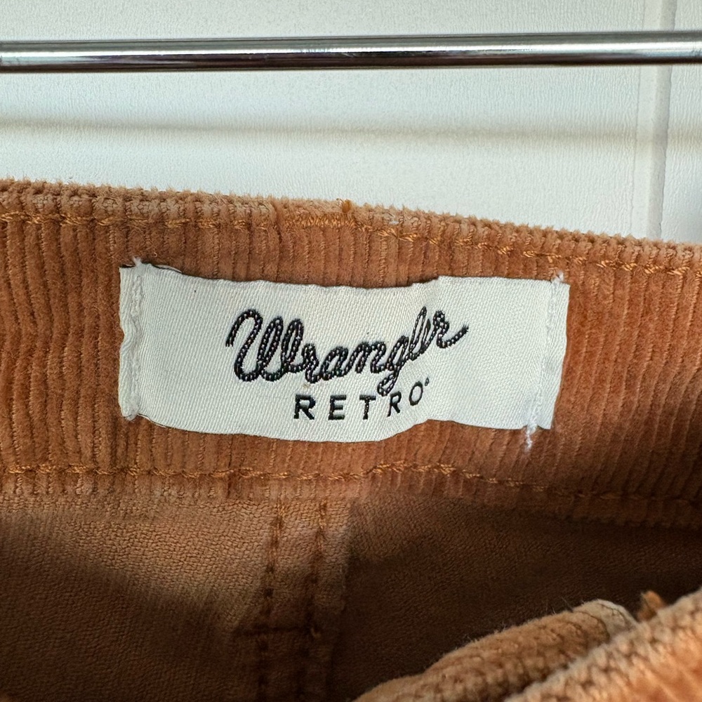 Wrangler Retro Corduroy Brown Flare Pants Women’s 29x36 - Picture 6 of 8